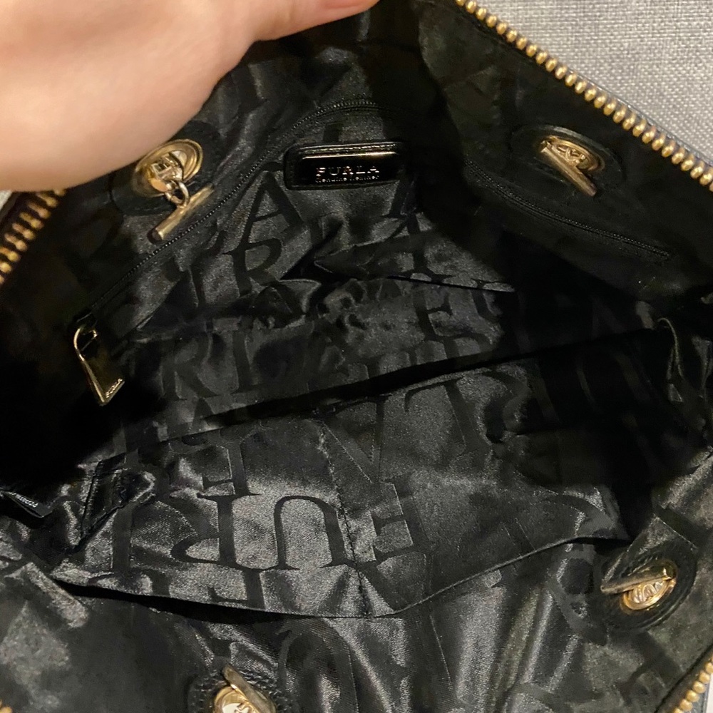 Furla black handbag - Picture 5 of 10